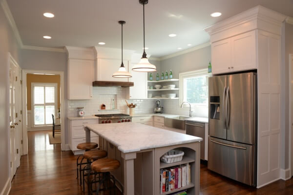 The final result of a Difabion kitchen custom remodel.