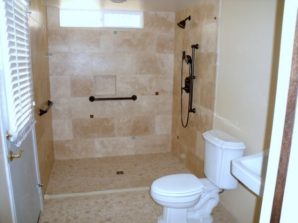 Barrier free bathroom remodel - DiFabion Remodeling