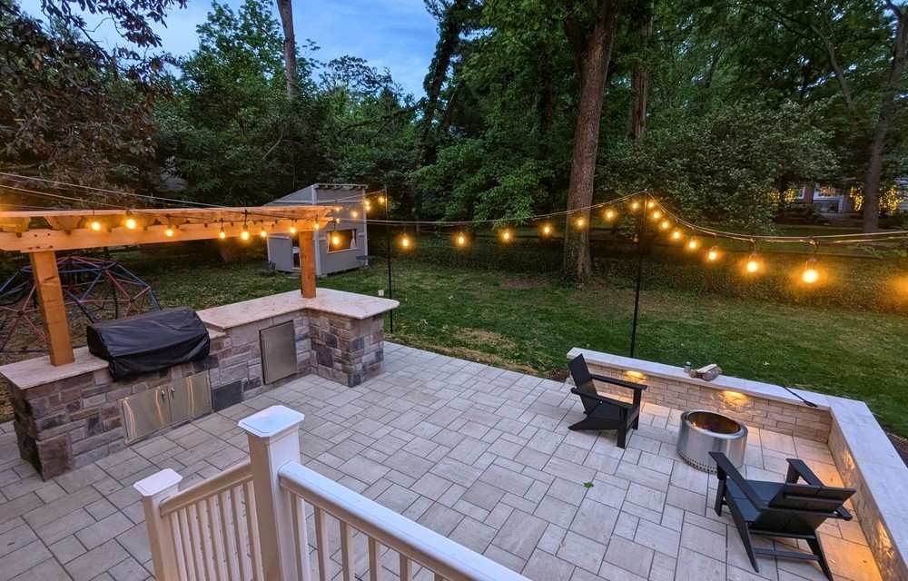 Patio Installation in Matthews, NC. DiFabion Remodeling